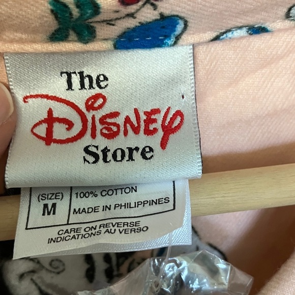 NWT The Disney Store Bathtube Bath Print 100% Cotton Pink Nightshirt - Picture 4 of 6
